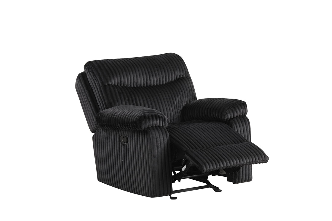BRAVO - Black 3pc Reclining Set (HH)