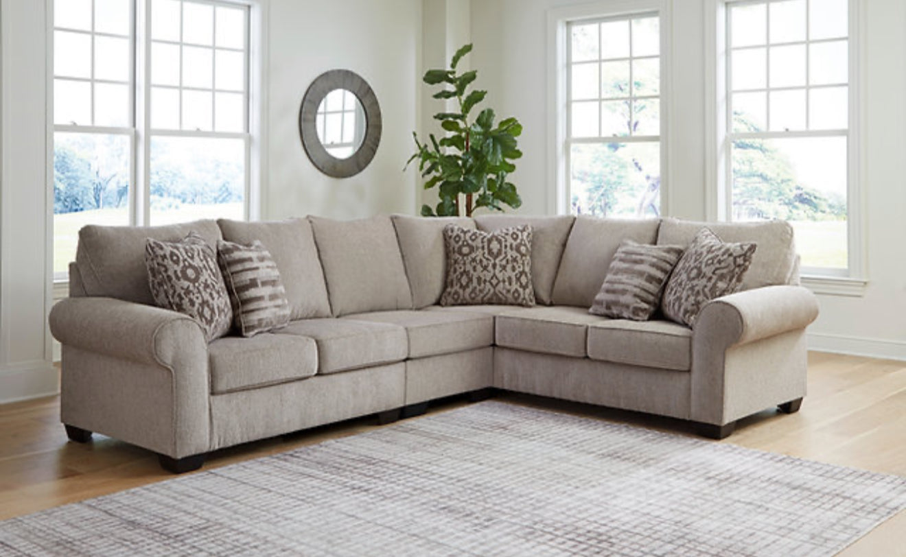 Ashley Claireah 3PC Sectional (Umber) (NE)
