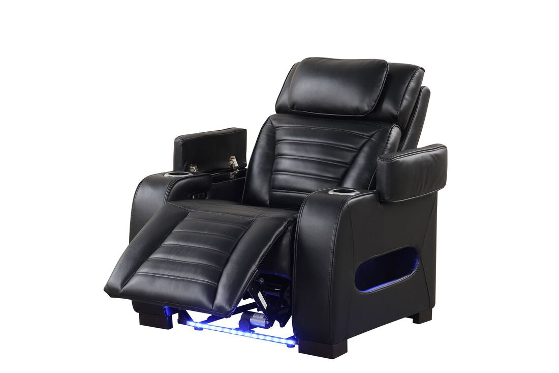 TOKYO 3PC Black Power Reclining Set (HH)