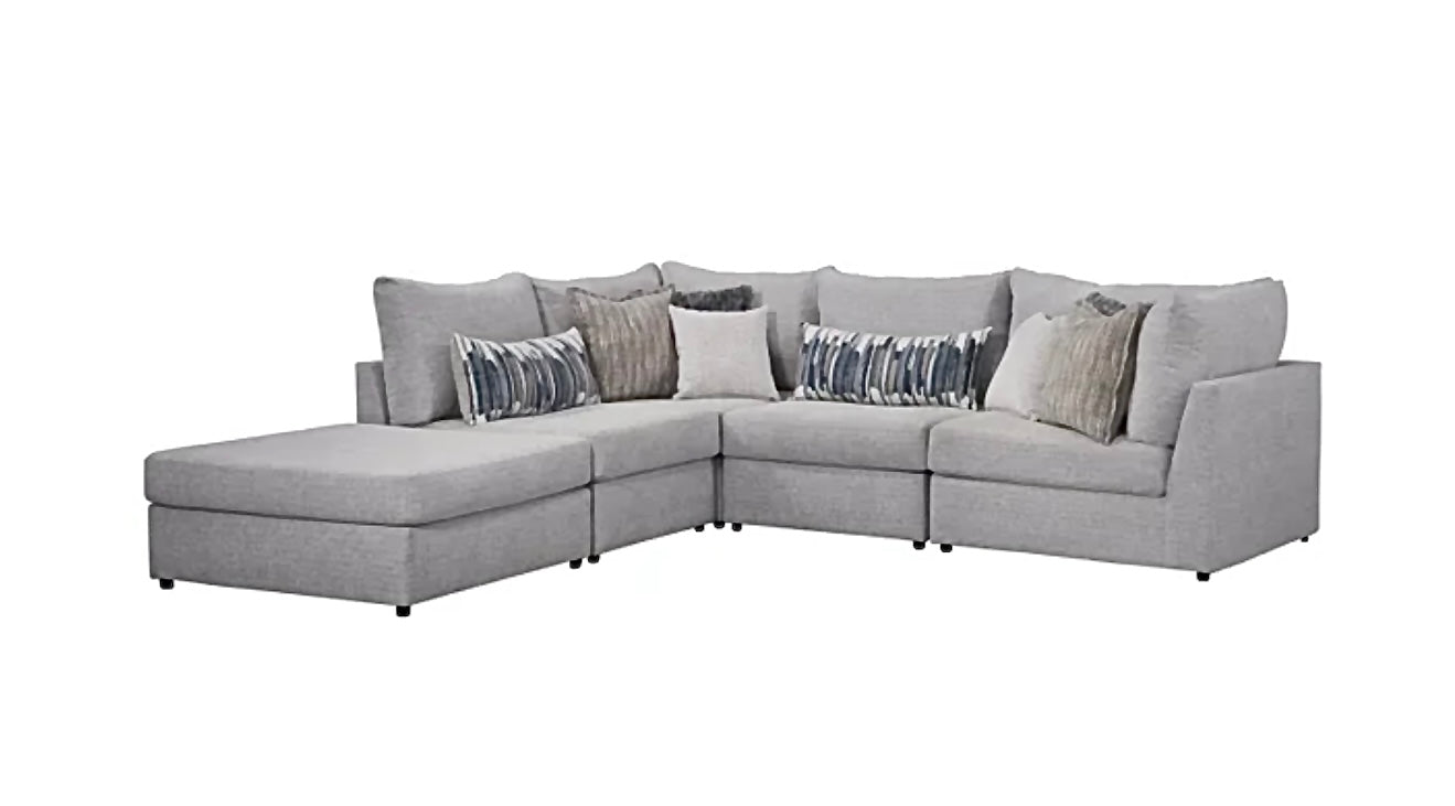 Behold Chenille - 5PC Modular Sectional (HH)