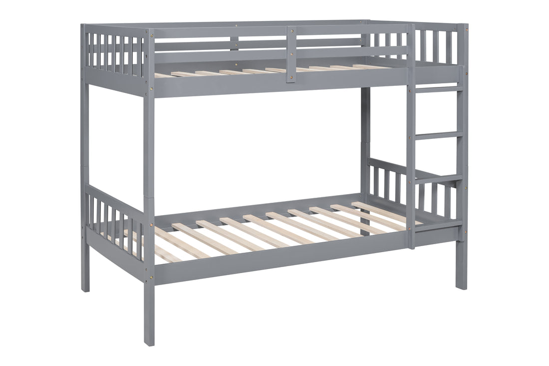 BB13 Twin/Twin Bunk Bed Grey (HH)