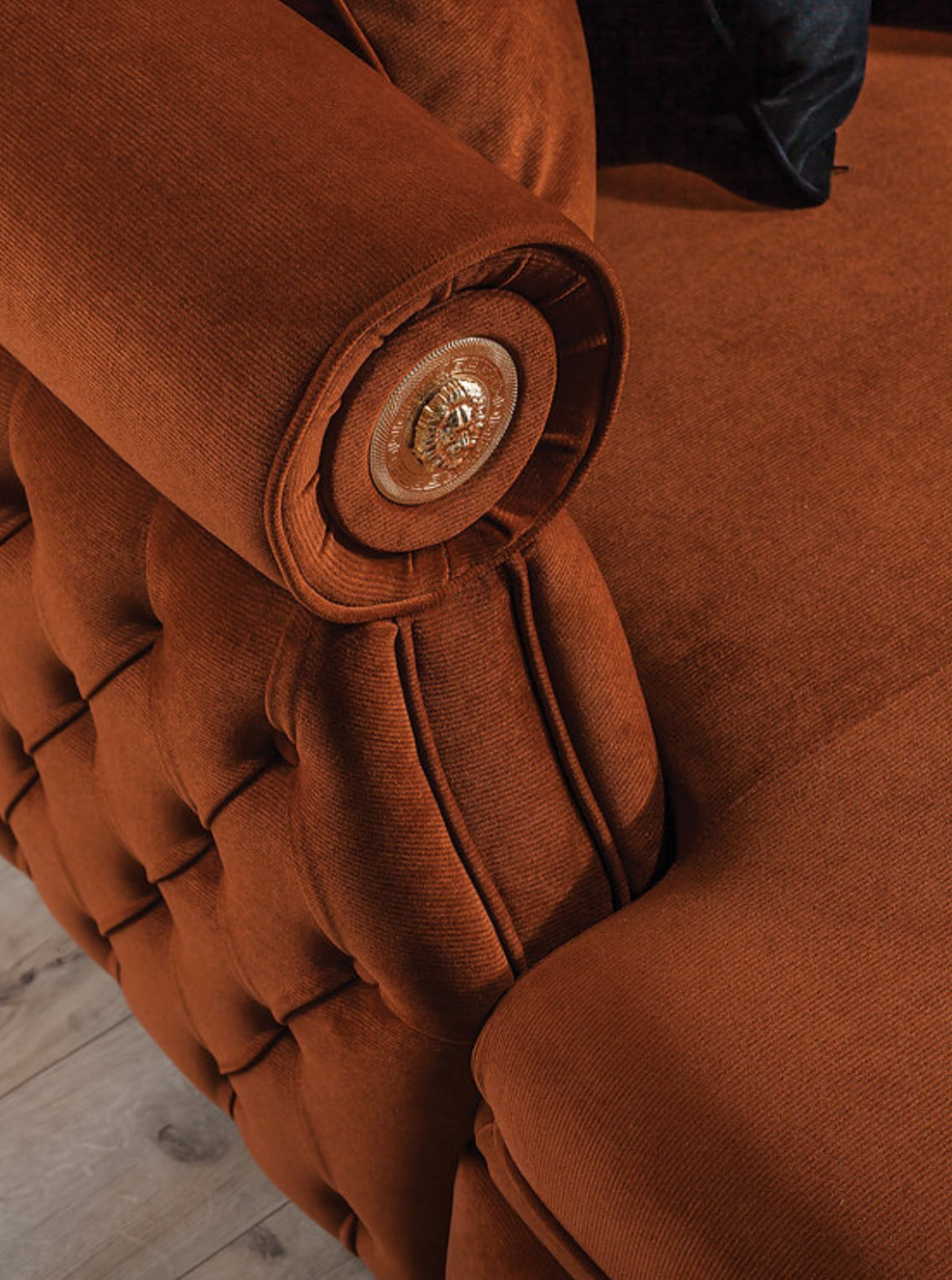 Brooklyn Sectional (Orange) (NE)