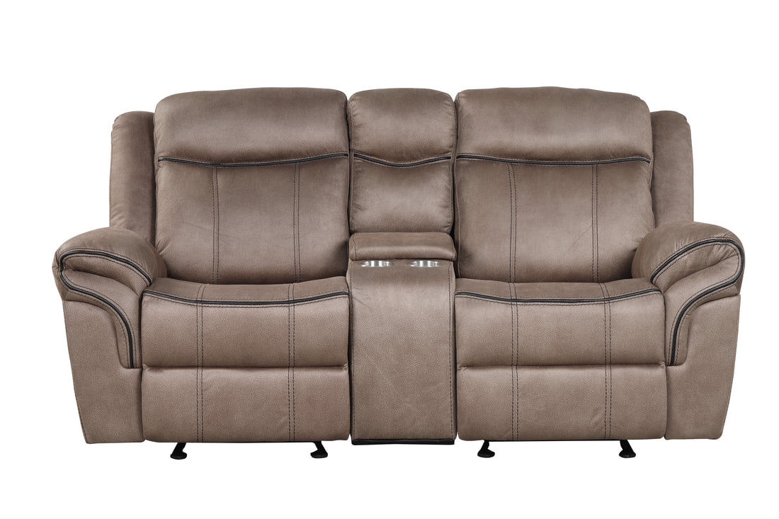 Andres Brown - 3pc Reclining Living Room Set (HH)