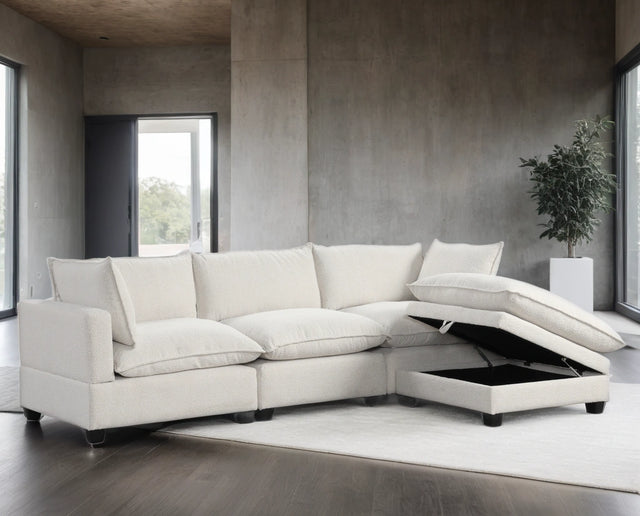 CLOUD2-Boucle Modular Sectional (BOUCLE FABRIC) (HH)