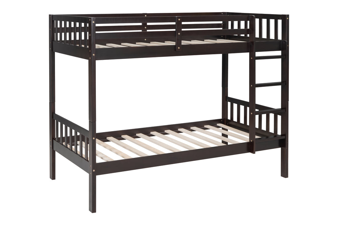 BB10 Twin/Twin Bunk Bed Espresso (HH)