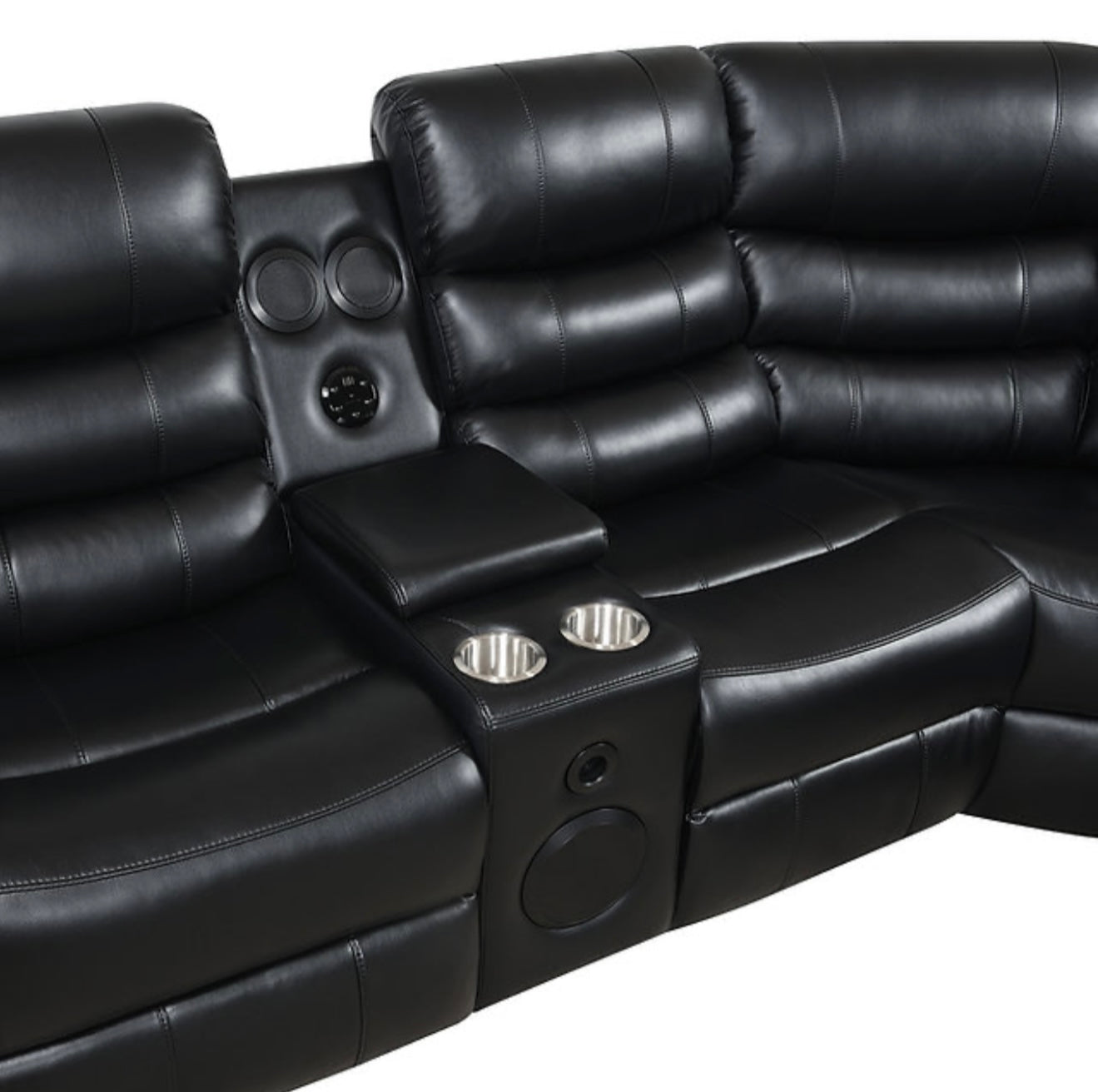 Sonic Sectional (Black) (NE)