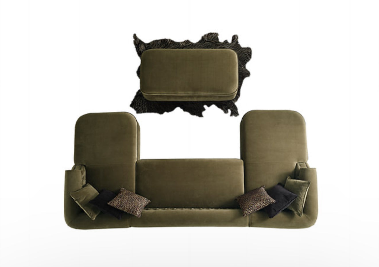 Brooklyn Sectional (Green) (NE)
