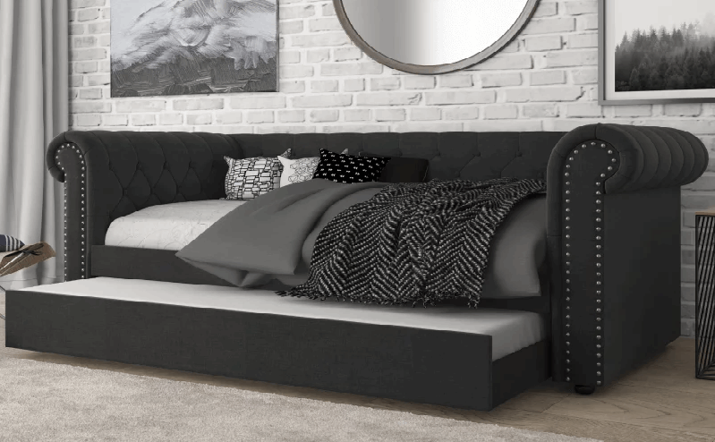 Oakmont Black - Daybed with Trundle (HH)