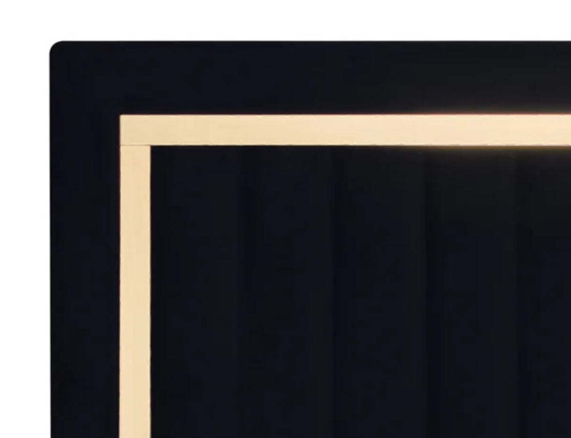 Black & Gold Bed (HH)