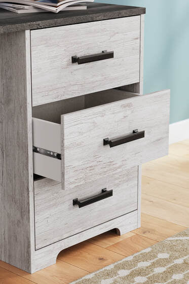 H4121-34 Office Desk (White/Dark Charcoal Gray) (HH)