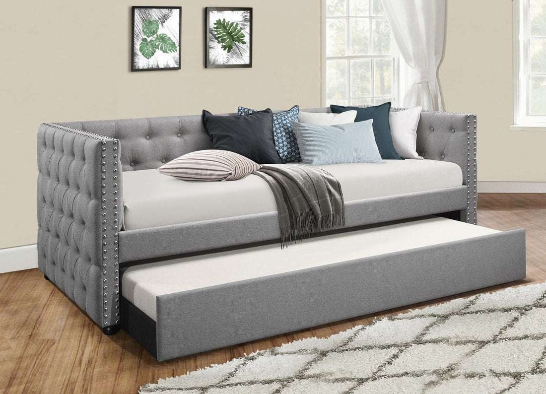 Courage Grey Linen - Daybed with Trundle (HH)