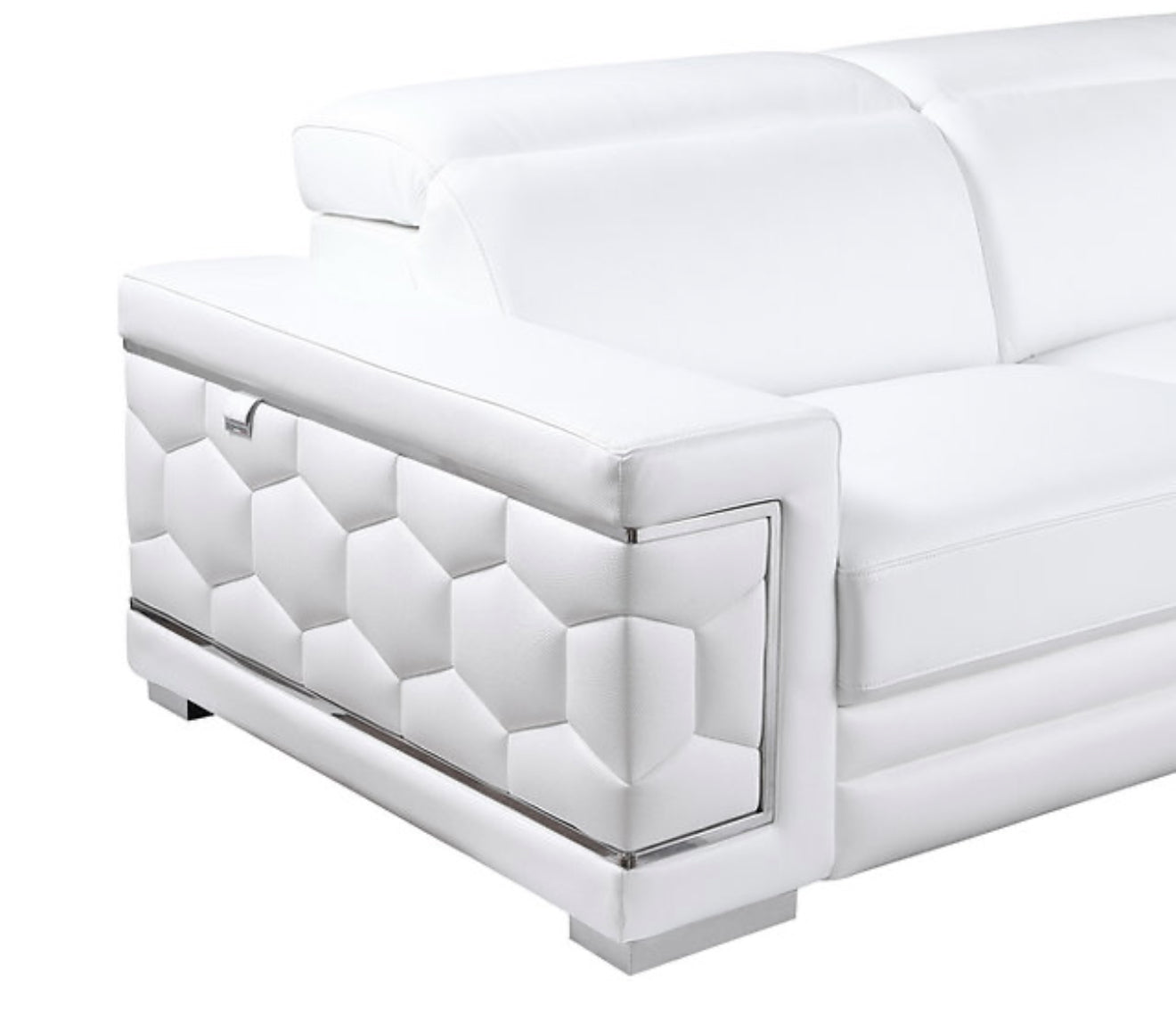 Favo Sectional (White) (NE)
