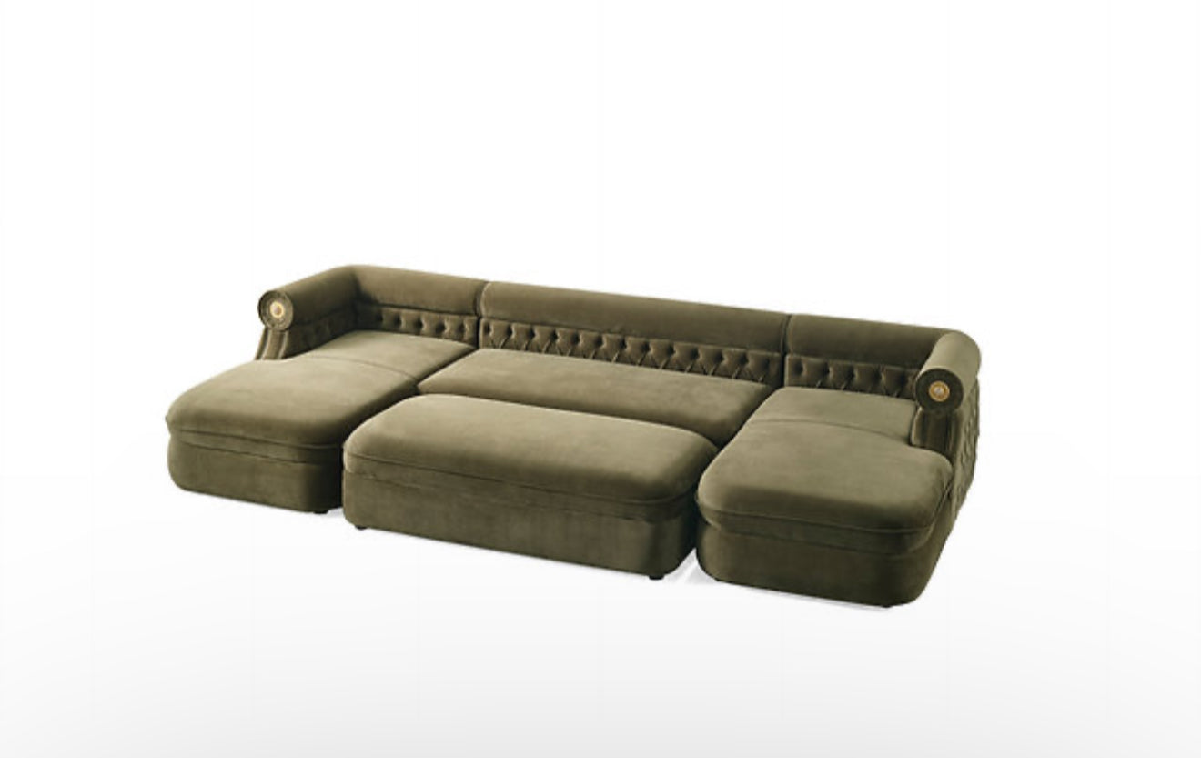 Brooklyn Sectional (Green) (NE)