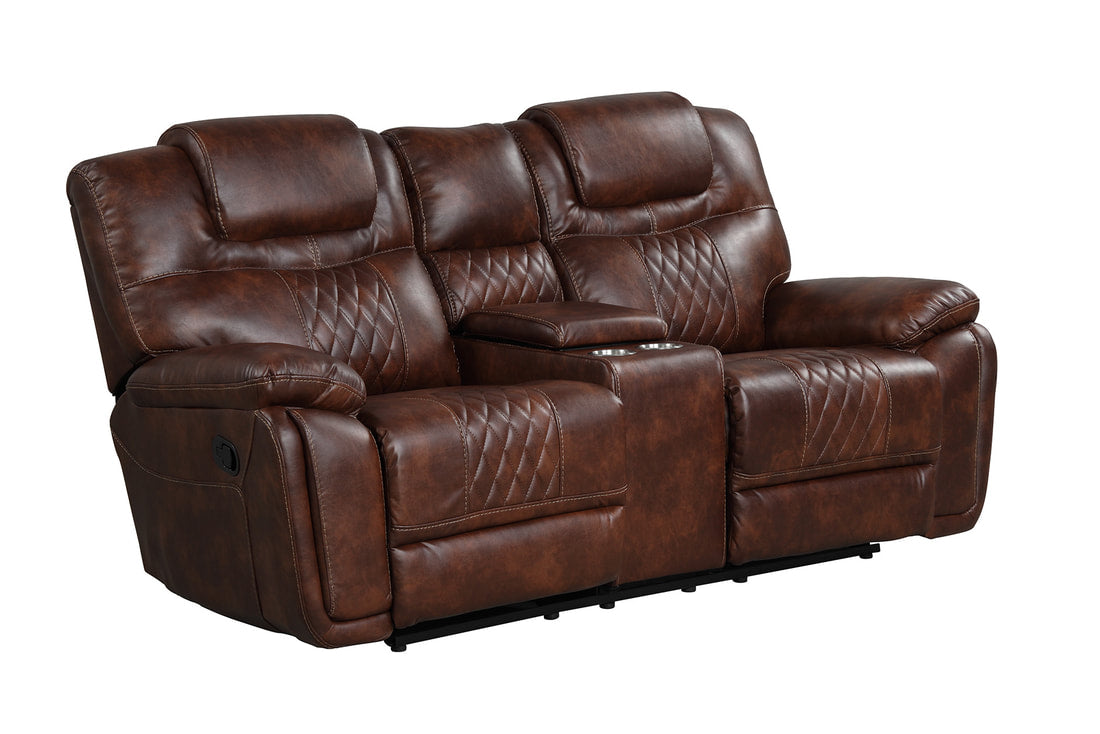 Galveston Brown - 3PC OVERSIZED Reclining Set (HH)