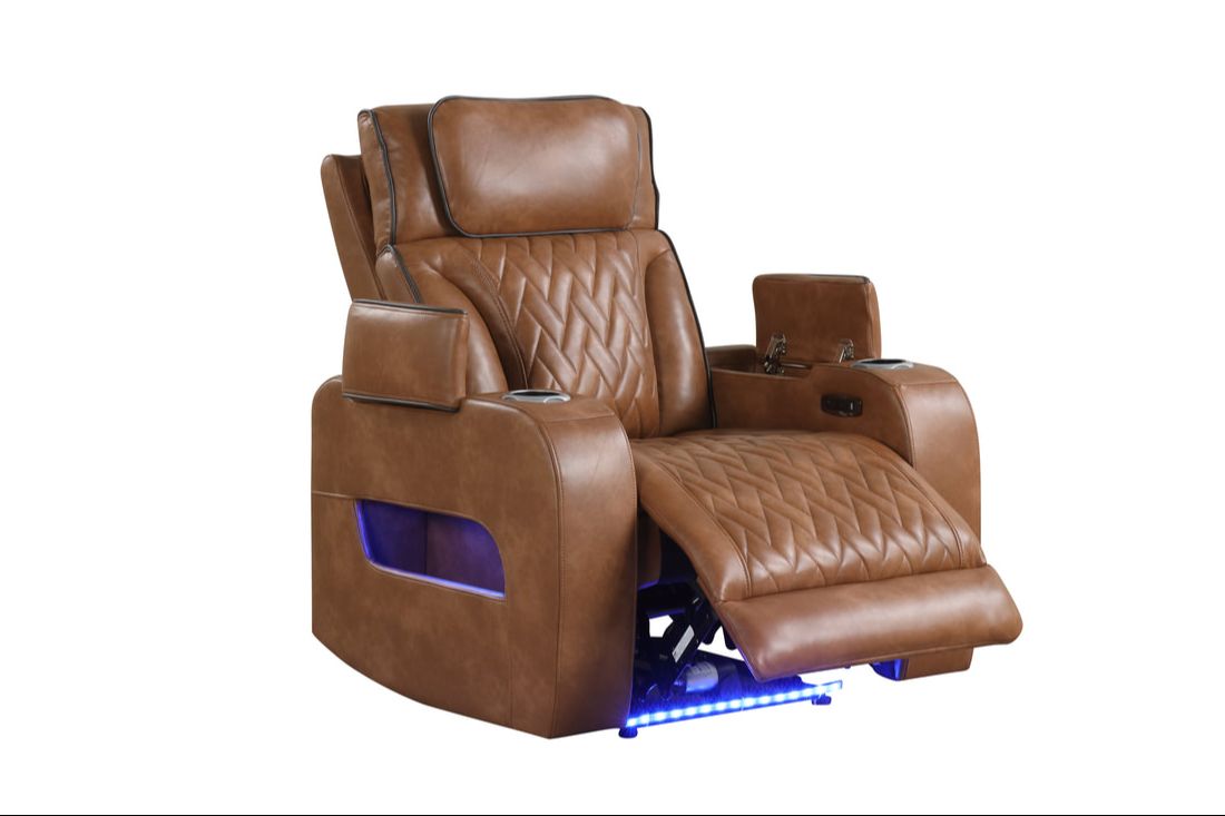 DUBAI 3PC Brown Power Reclining Set (HH)