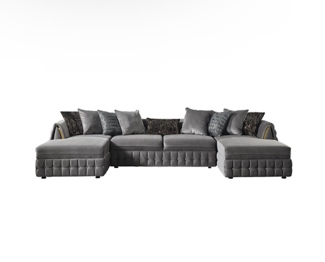 Sicilya Sectional (Grey) (NE)