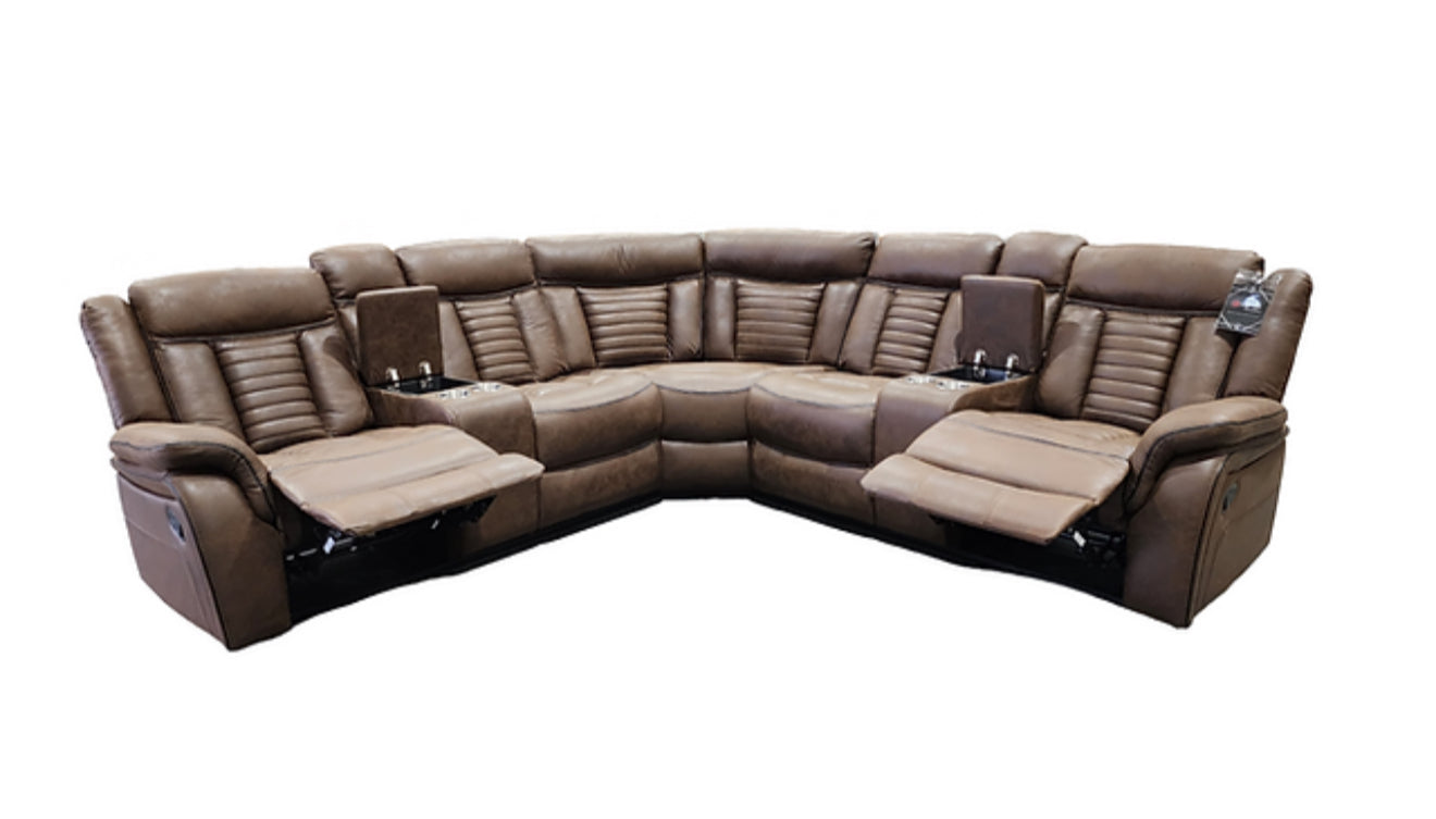 Samuel Sectional (Brown) (NE)