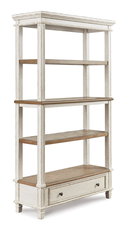 H743-70 - Bookcase (Brown/White) (HH)