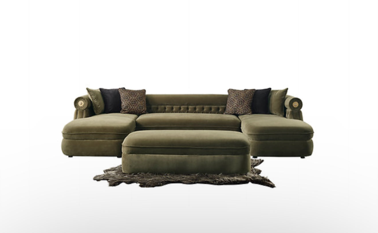 Brooklyn Sectional (Green) (NE)
