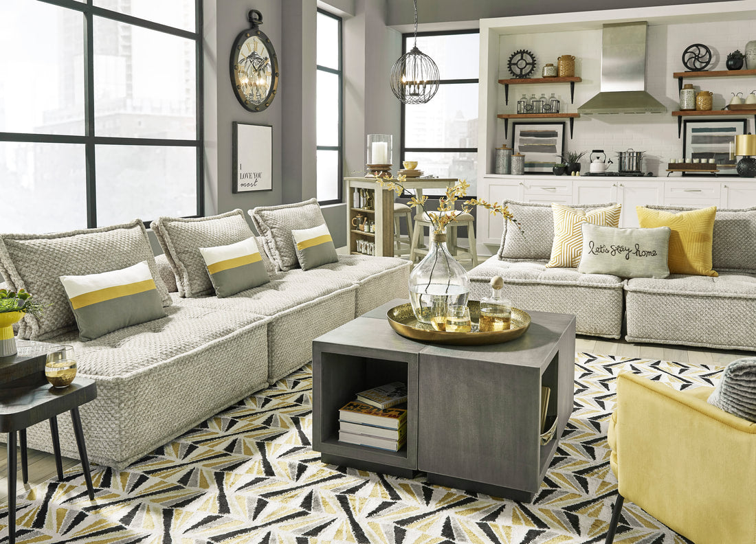 Happy Beige - Modular Accent Chair (HH)