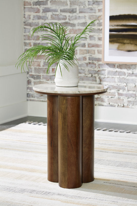 A4000623 Accent Table (Marble Top) (HH)