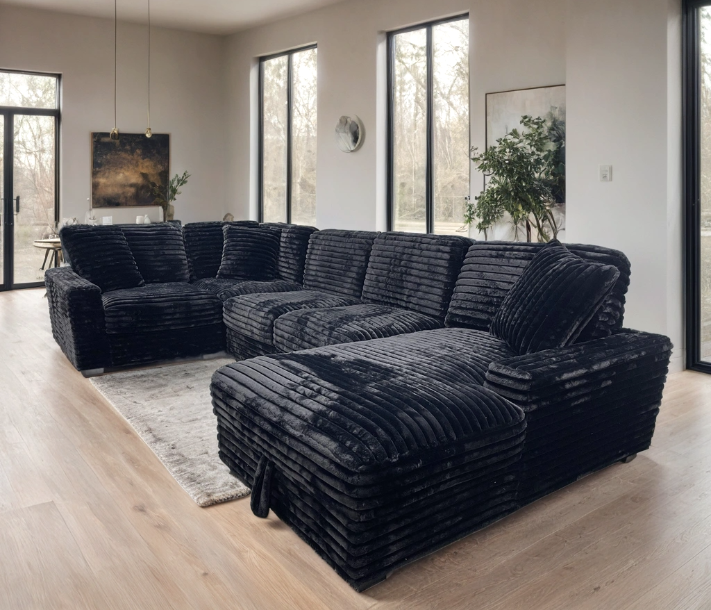 ALISSON BLACK Sectional (HH)