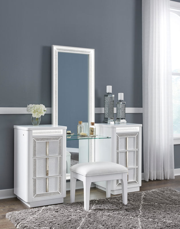 B822 - Vanity w/Stool (LED Lights) (HH)
