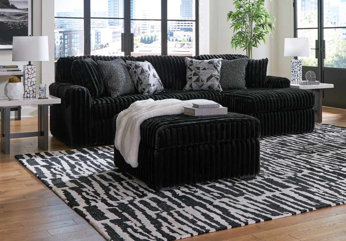 Ashley Black 2PC Sectional (HH)