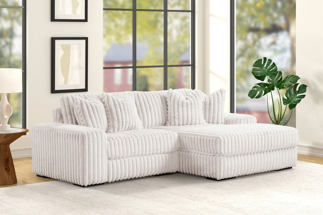 SUNDAY2 BEIGE 2PC Sectional (HH)