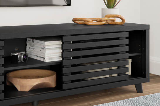 W1013-68 TV Stand 72" L (Black) (HH)