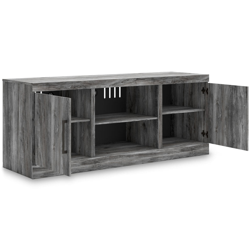 W221-68 TV Stand 64"L or TV Stand w/Fireplace (Gray) (HH)