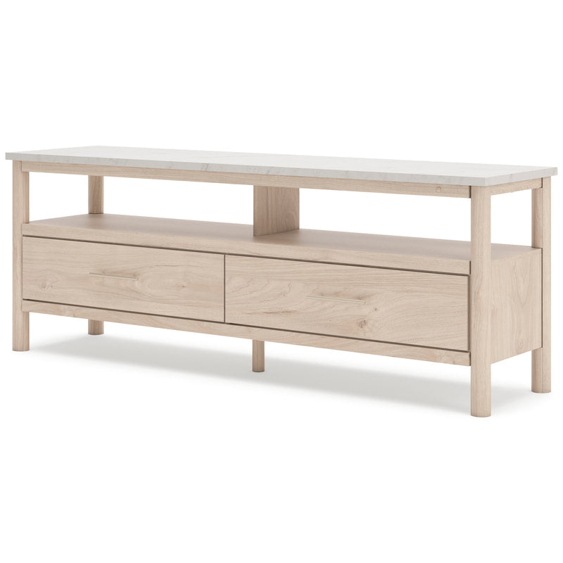 W2615-68 TV Stand 72"L (Ambient Lighting) (Two Tone Light) (HH)