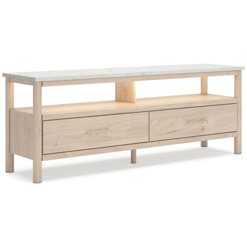 W2615-68 TV Stand 72"L (Ambient Lighting) (Two Tone Light) (HH)