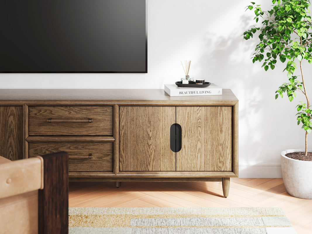 W769-68 TV Stand 85"L (Brown) (HH)