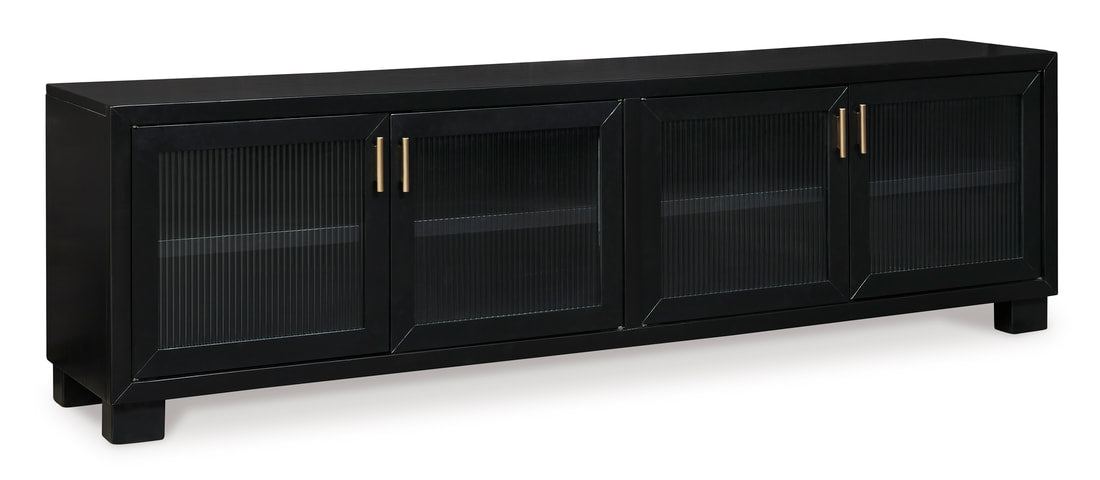 W786-78 TV Stand 85"L (Black) (HH)