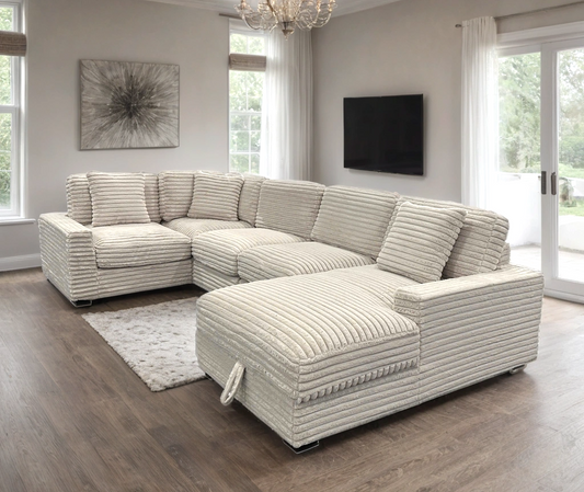 ALISSON BEIGE - Modular Sectional (HH)