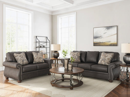 Ashley Charcoal Sofa & Loveseat Set (HH)