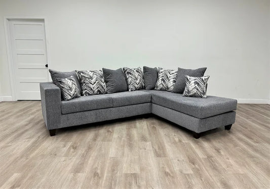 Charcoal Sectional (HH)