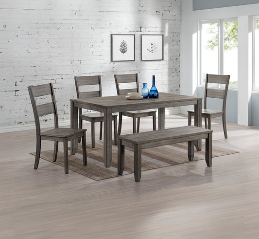 SEAN MELAMINE DINING TABLE GREY (CM)