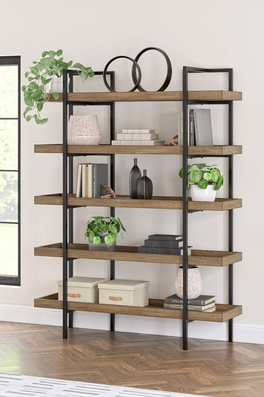 H632-70 - Bookcase (Light Brown) (HH)