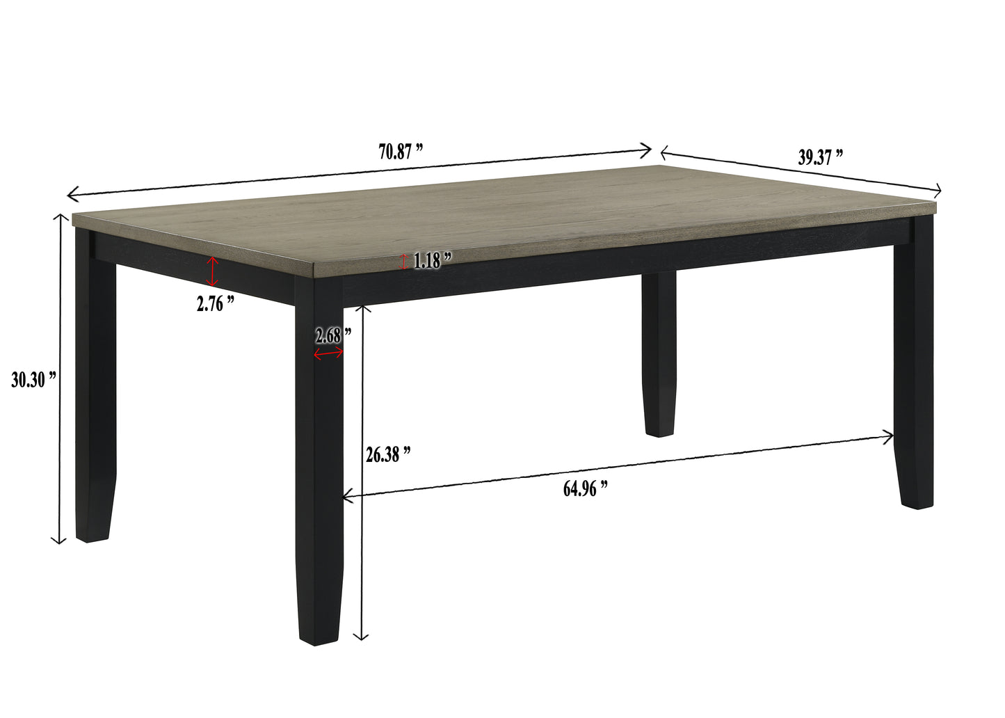 FOLIO DINING TABLE (CM)