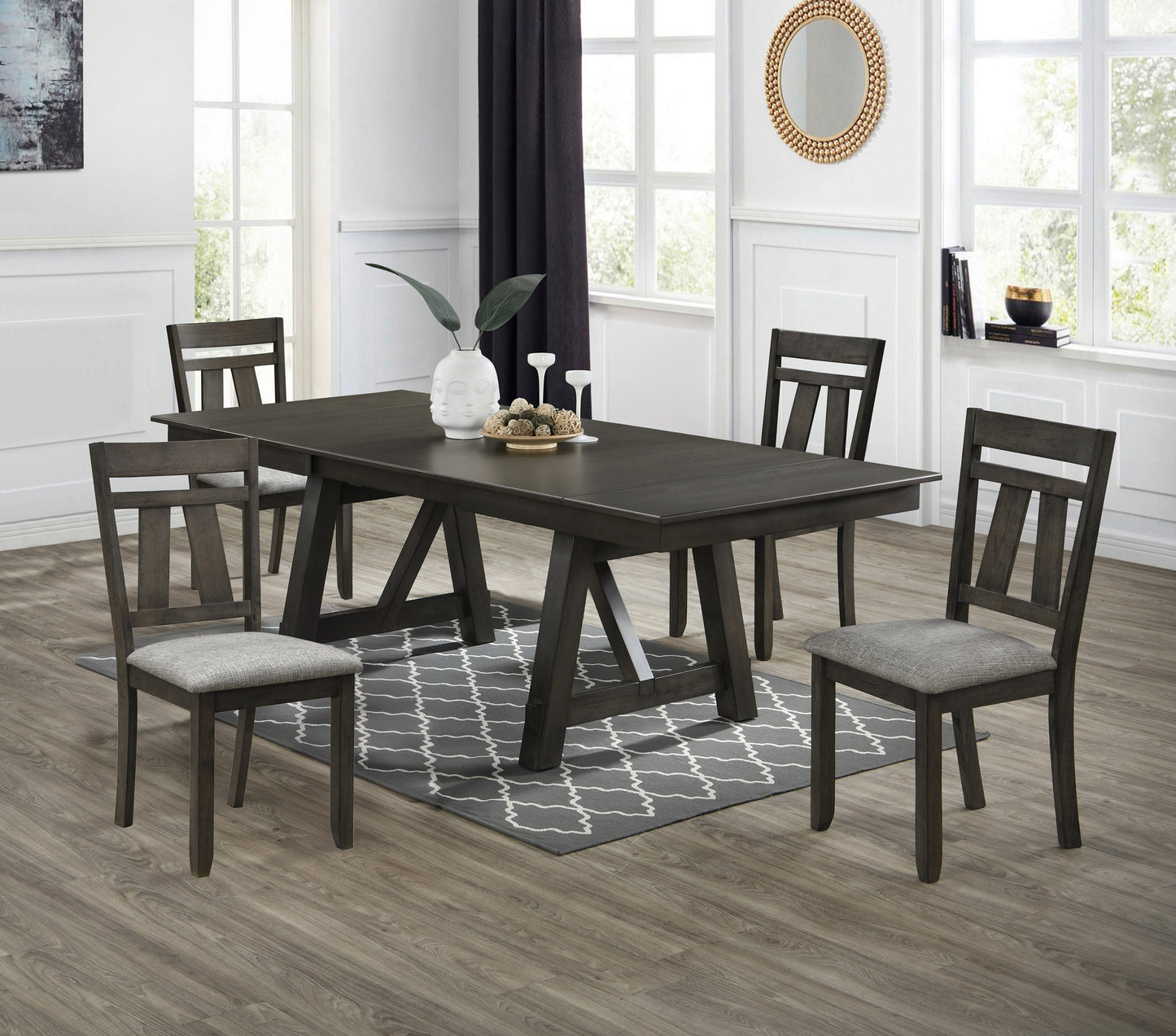 MARIBELLE GREY BROWN DINING (CM)