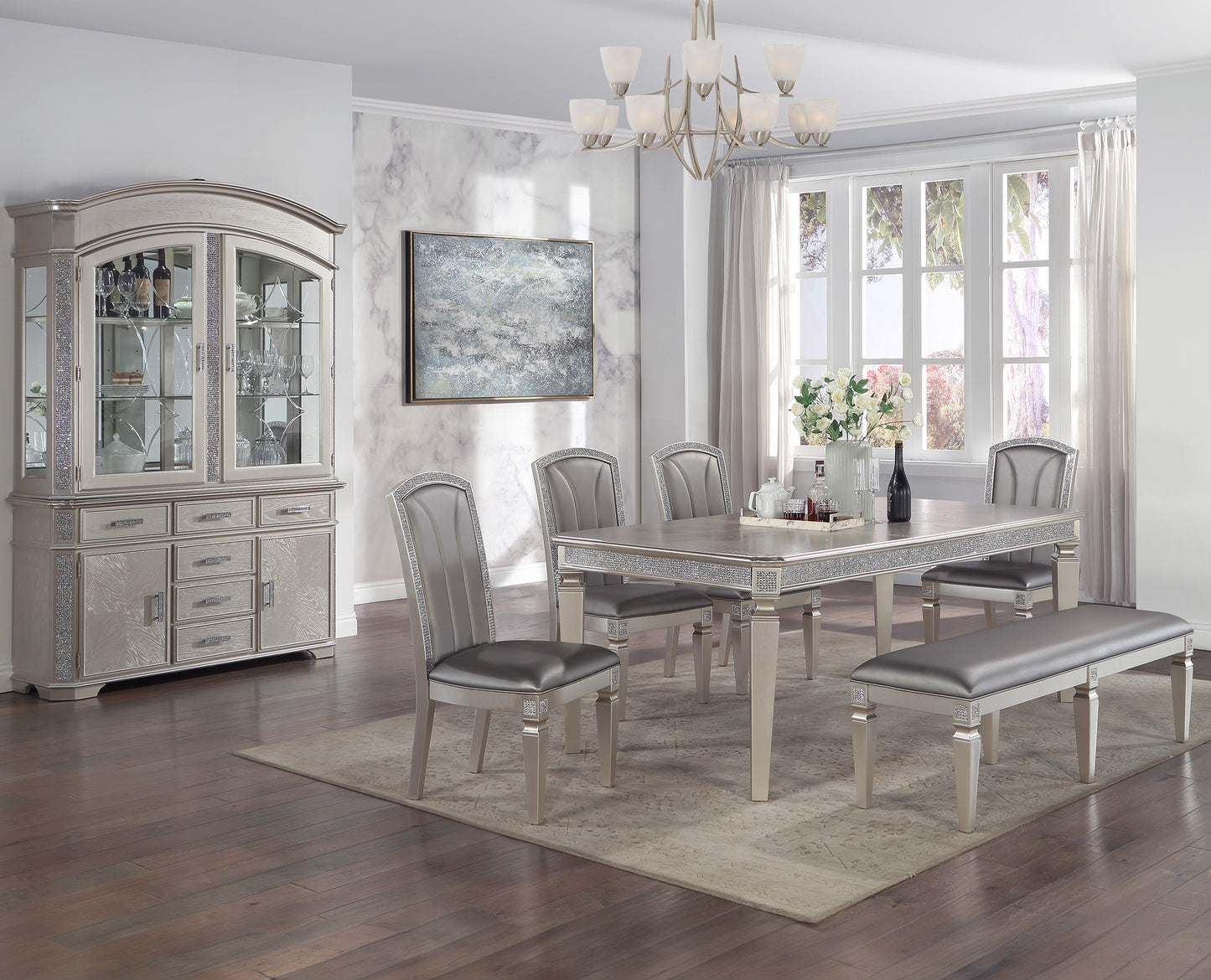 KLINA LEG TABLE DINING GROUP (CM)