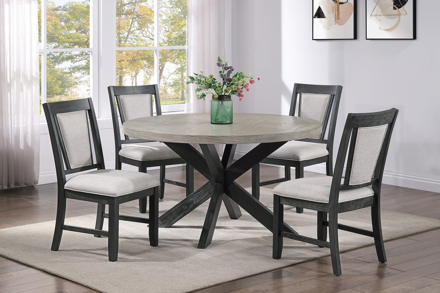 STEVENS ROUND DINING TABLE (CM)