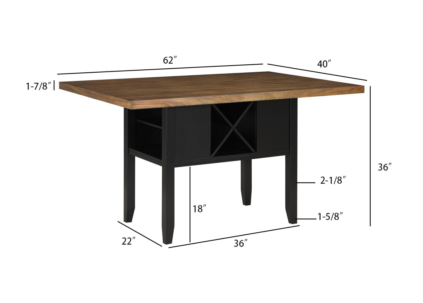 DARY COUNTER HEIGHT DINING (CM)