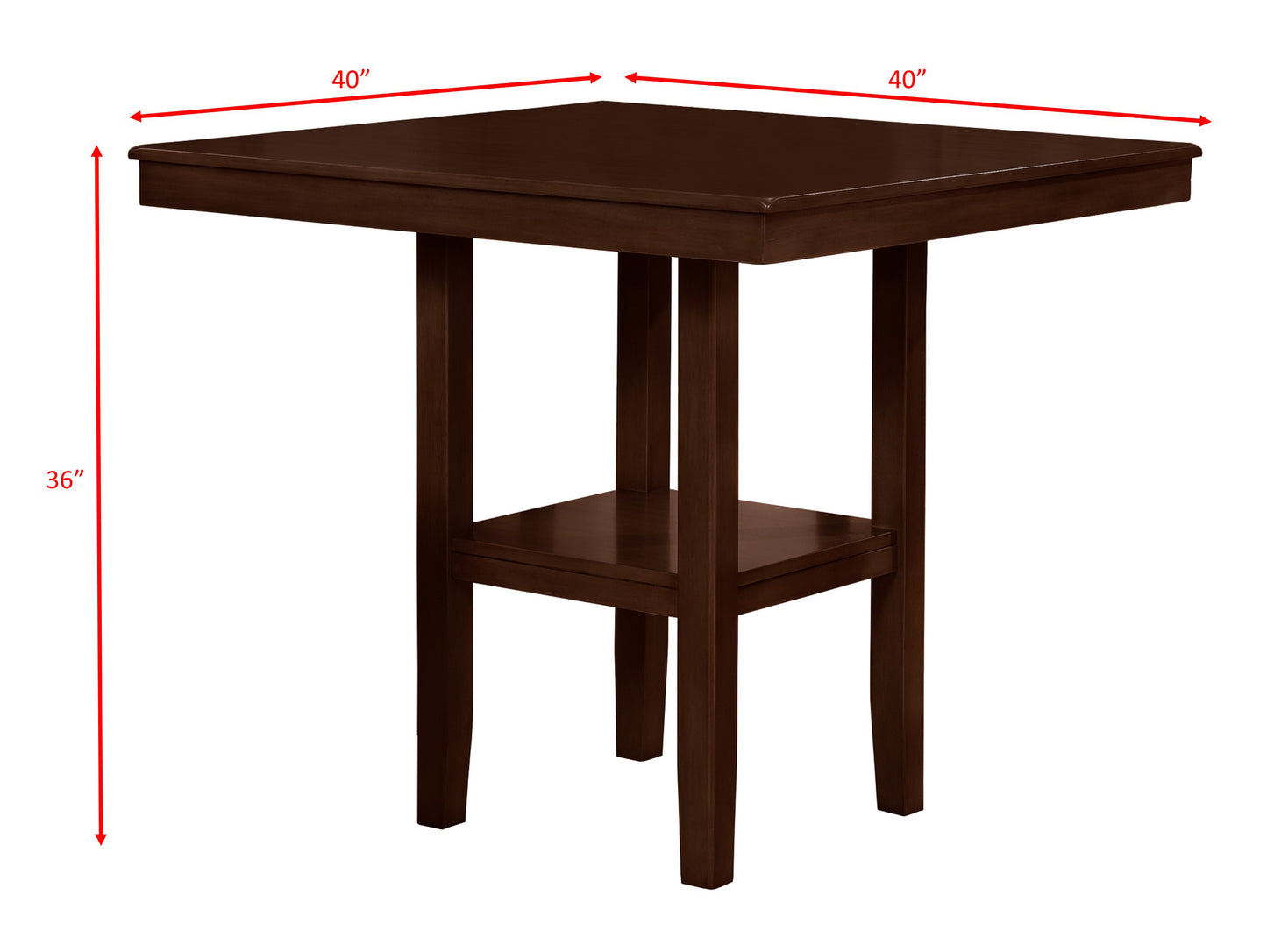 TAHOE 5-PK COUNTER HEIGHT TABLE SET (CM)