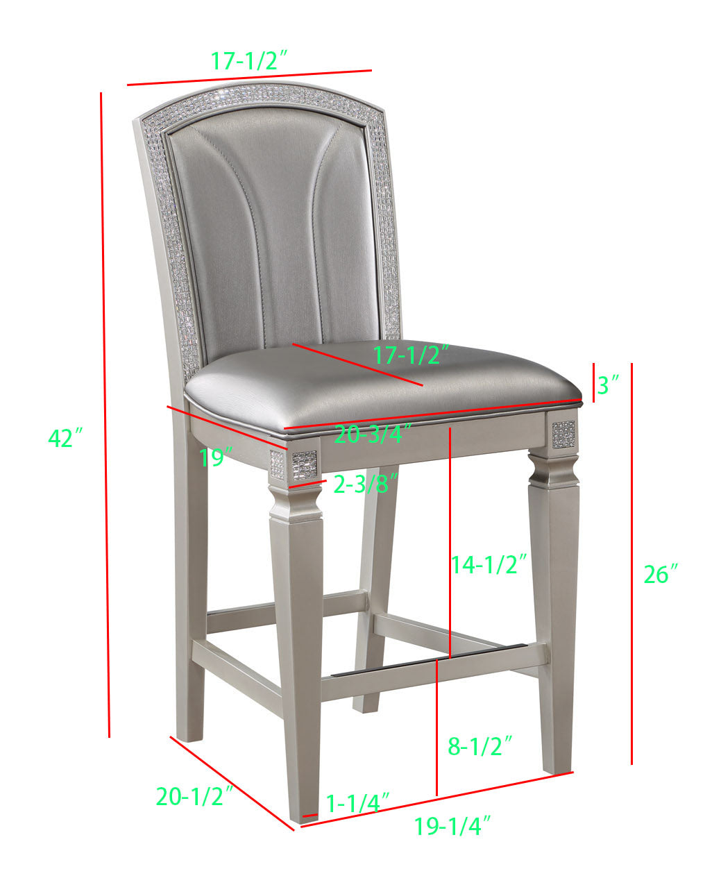 KLINA COUNTER HEIGHT DINING (CM)