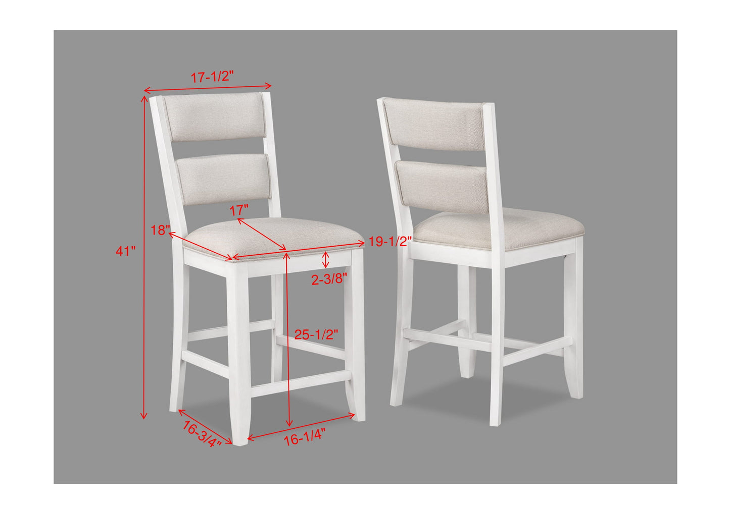 WENDY COUNTER HEIGHT BENCH