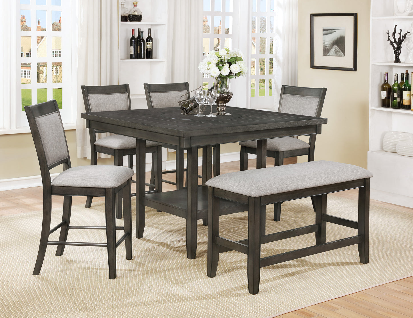 FULTON GREY COUNTER HEIGHT DINING (CM)