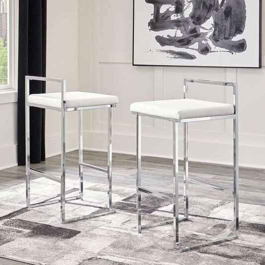 D275-730 White Bar Stool (HH)
